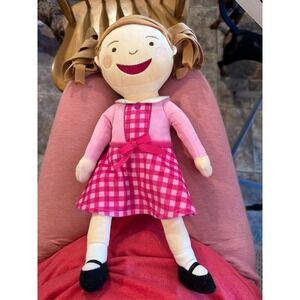 Kohls Cares Pinkalicious Plush Rag Doll Victoria Kann Pink Gingham Dress 2018